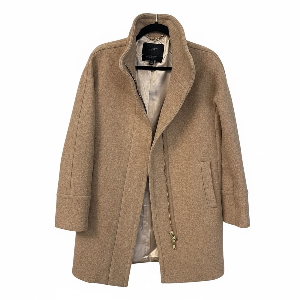 J. Crew Camel Cocoon Coat Size 4